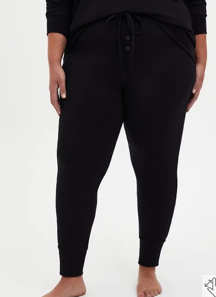 BLACK MICRO MODAL SLEEP SET - Picture 5 of 8